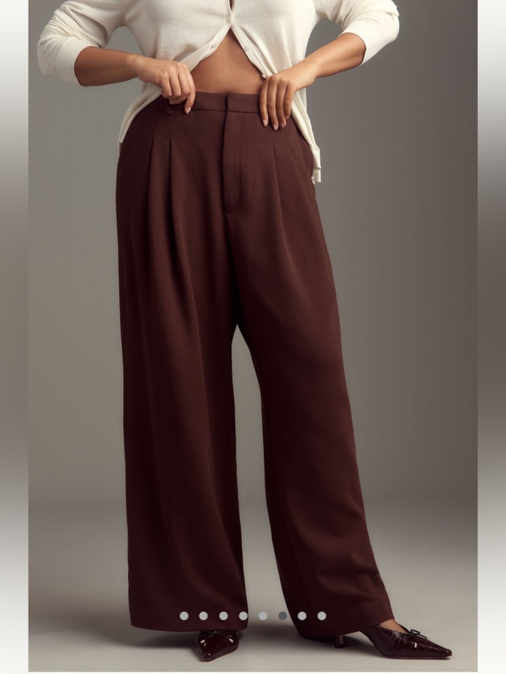 Anthropologie Maeve The Avery Trouser Plus Size - high waist, wide leg